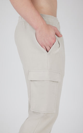 Mens Ultra Melange James Fleece Cargo Jogger