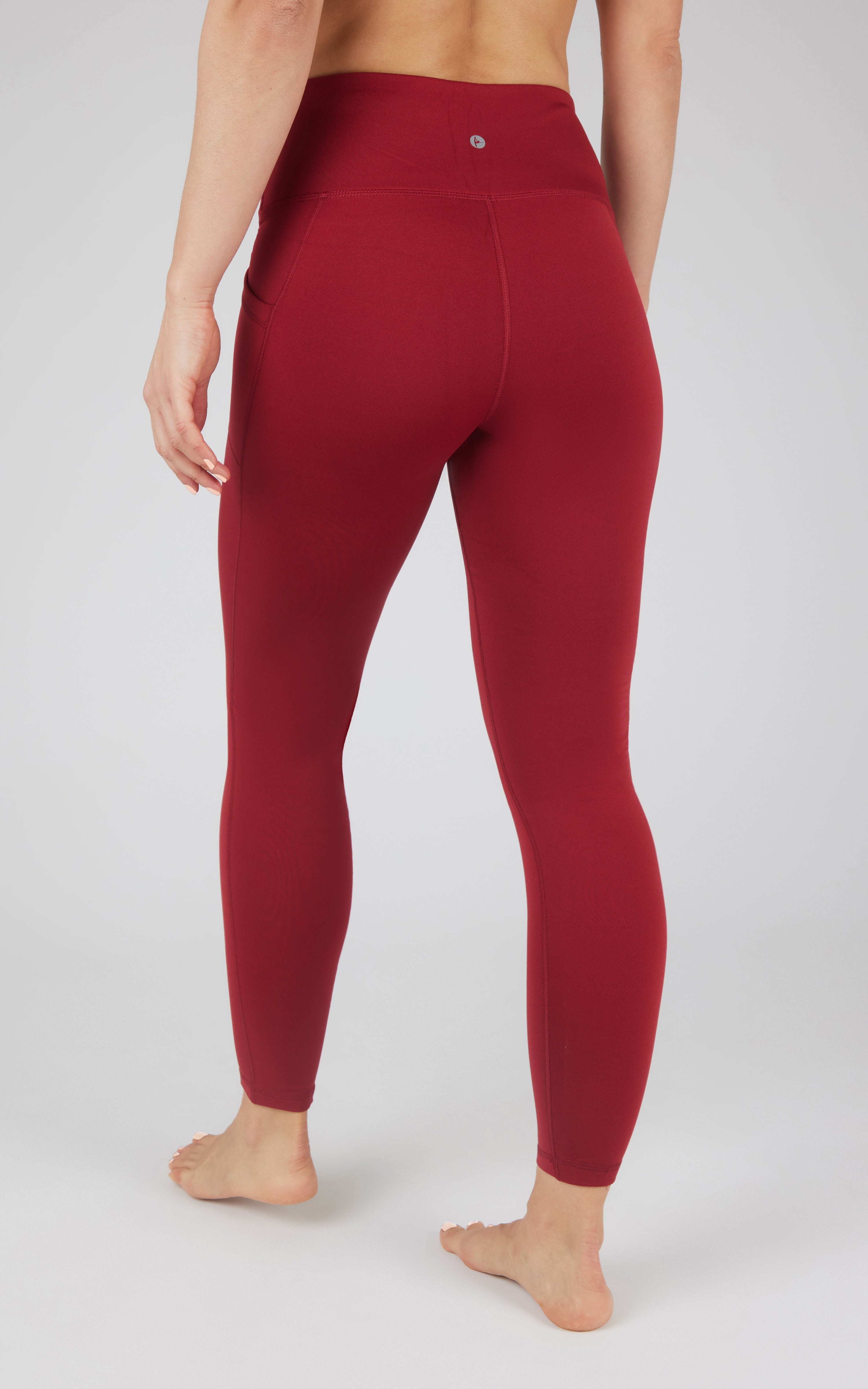 Cold Gear High Waist Fleece Lined Legging with Side Pockets - Our Earthy Story