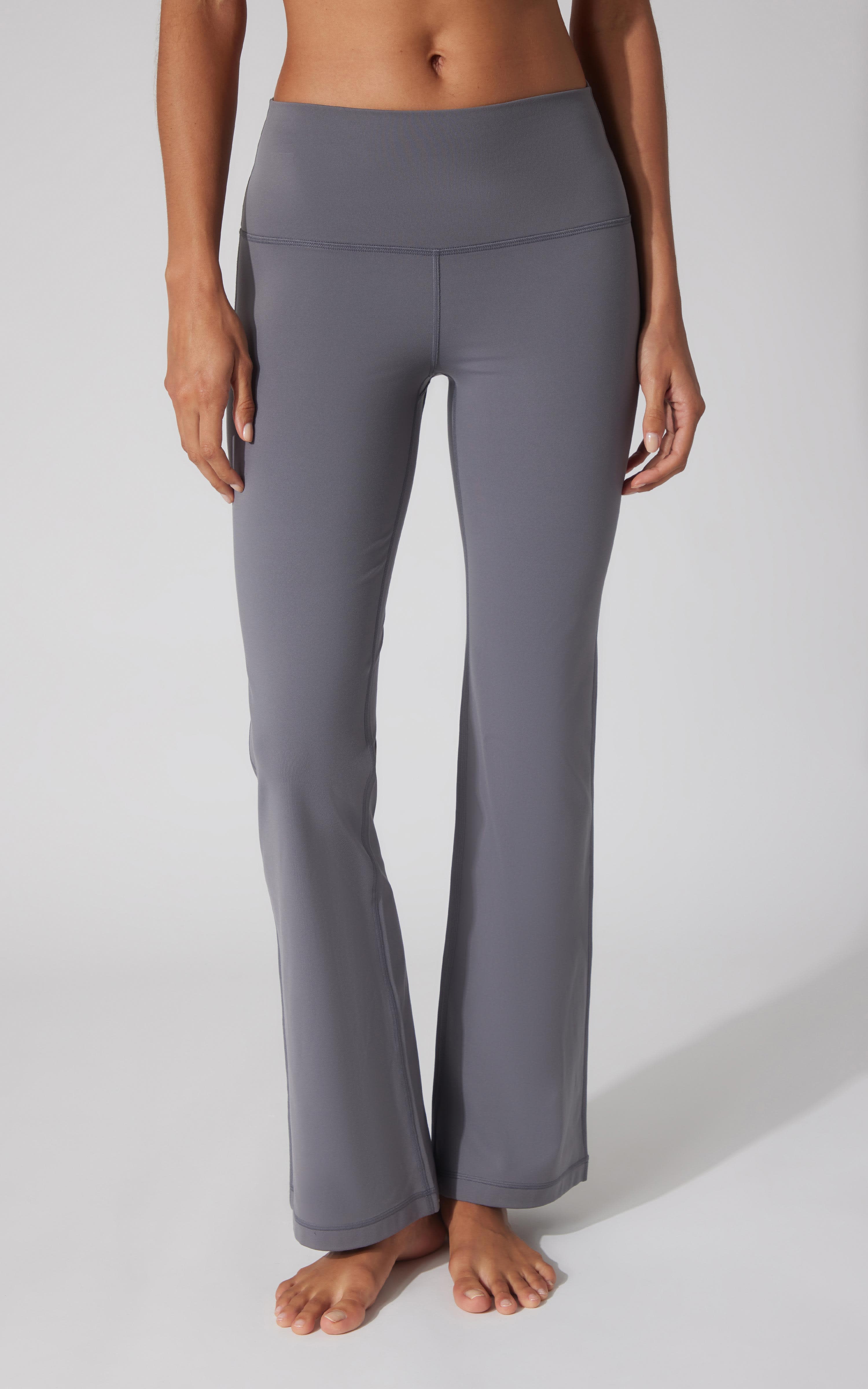 パンツ BASE PRODUCT EASY FIT SEMI FLARE PANTS Polarlux Everyday Basic Flare Leg Pant - PFY72429 – 90 Degree by