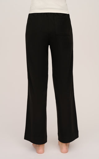 Marled Pique Daisy Wide Leg