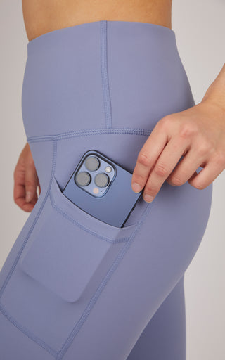 Interlink High Waist Side Pockets 7/8 Ankle