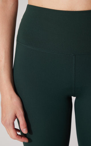 Felix Ribbed Elastic Free Waist 7/8 Flare Leg Pant