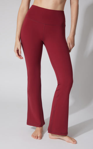 Felix Ribbed Elastic Free Waist 7/8 Flare Leg Pant