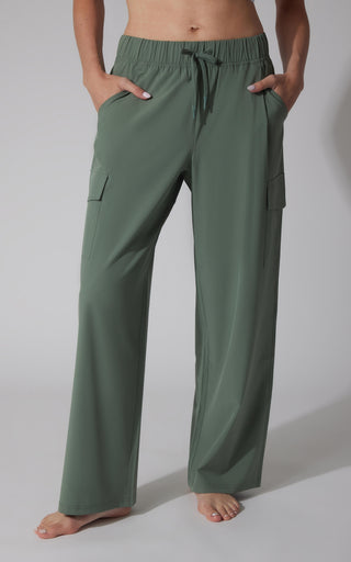 Lightstreme Wide Leg Cargo Pocket Pant - Our Earthy Story