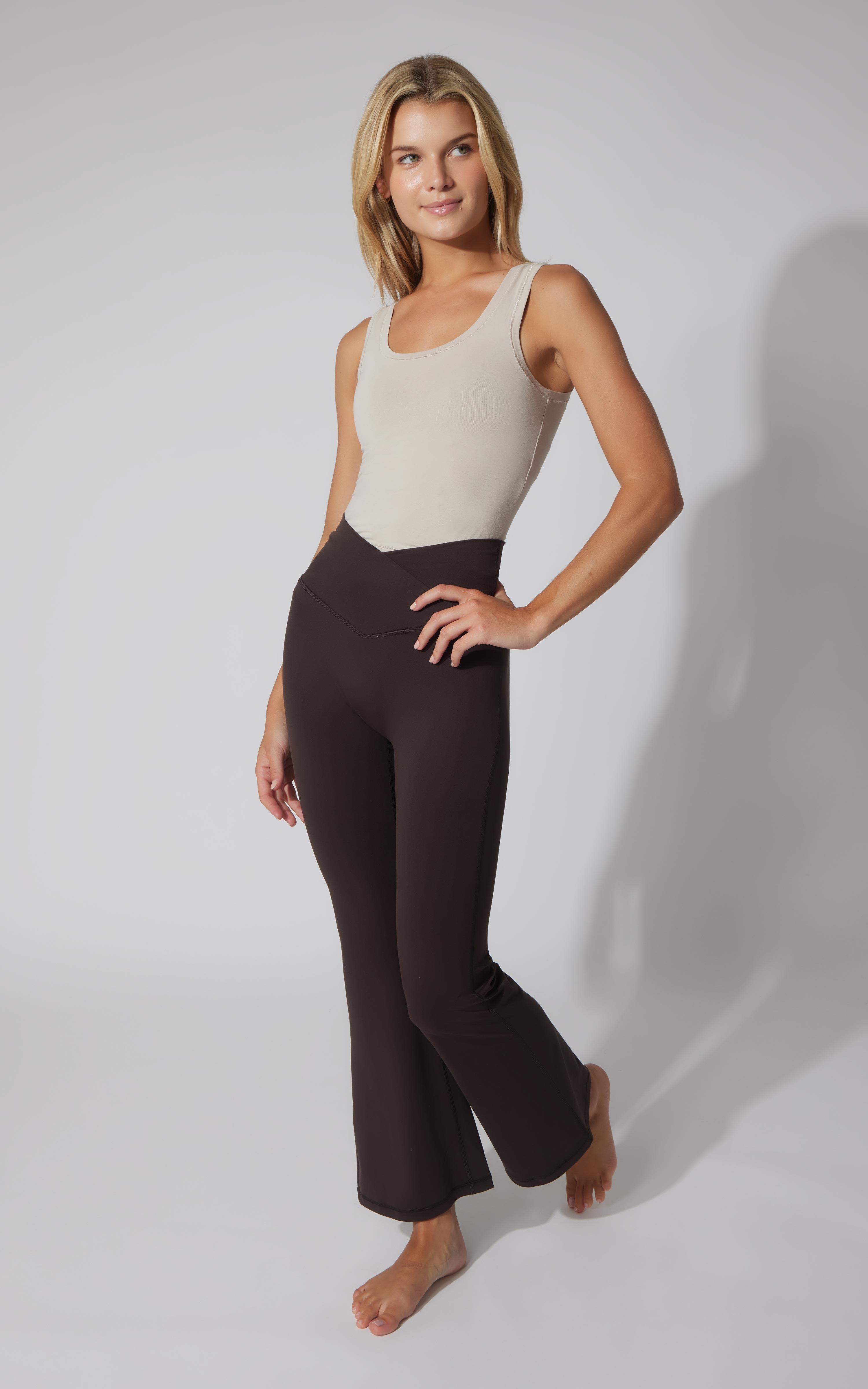 Lux Sophia Crossover Flare Pant