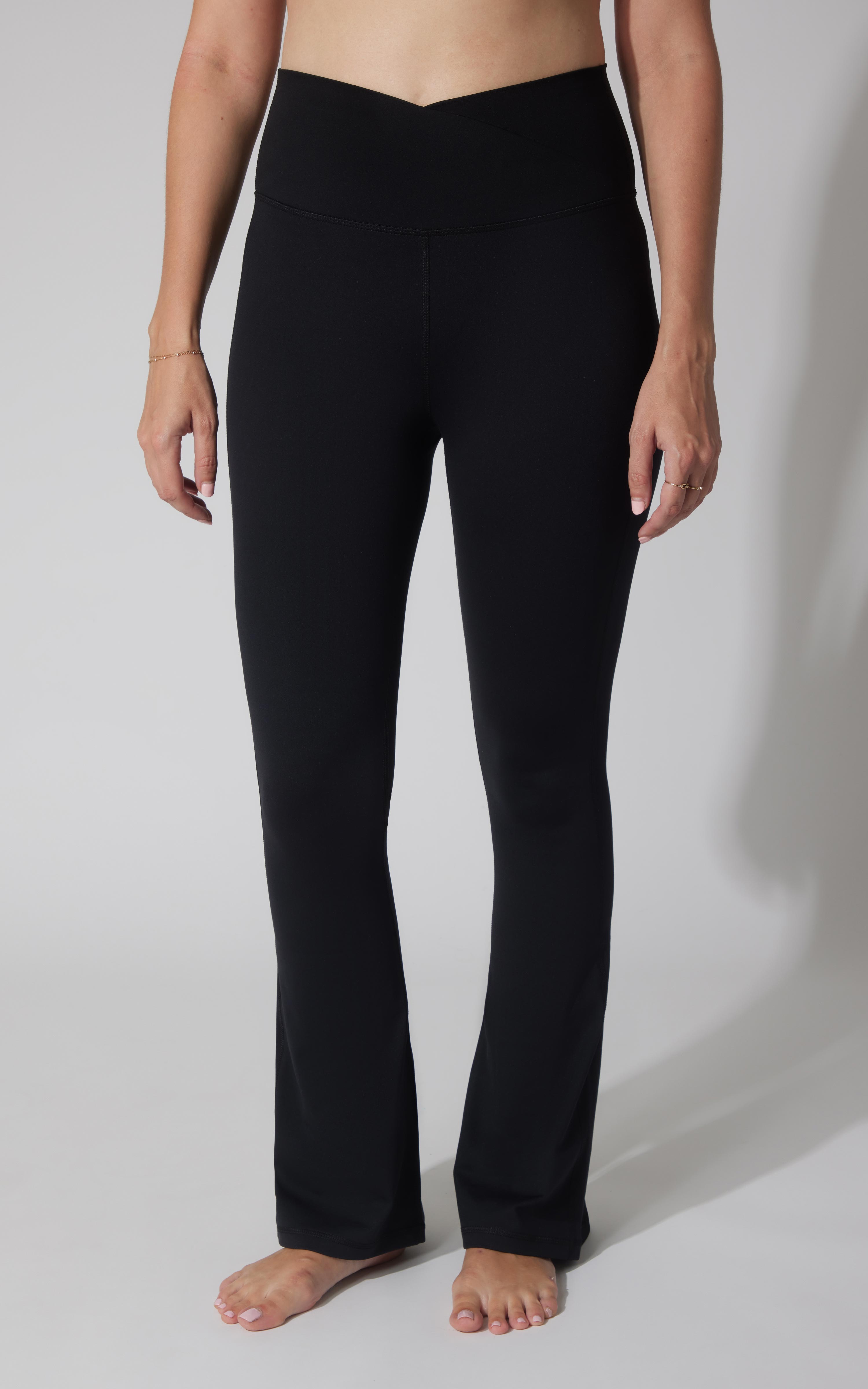 Lux Madison Crossover Waist 7/8 Flared Leg