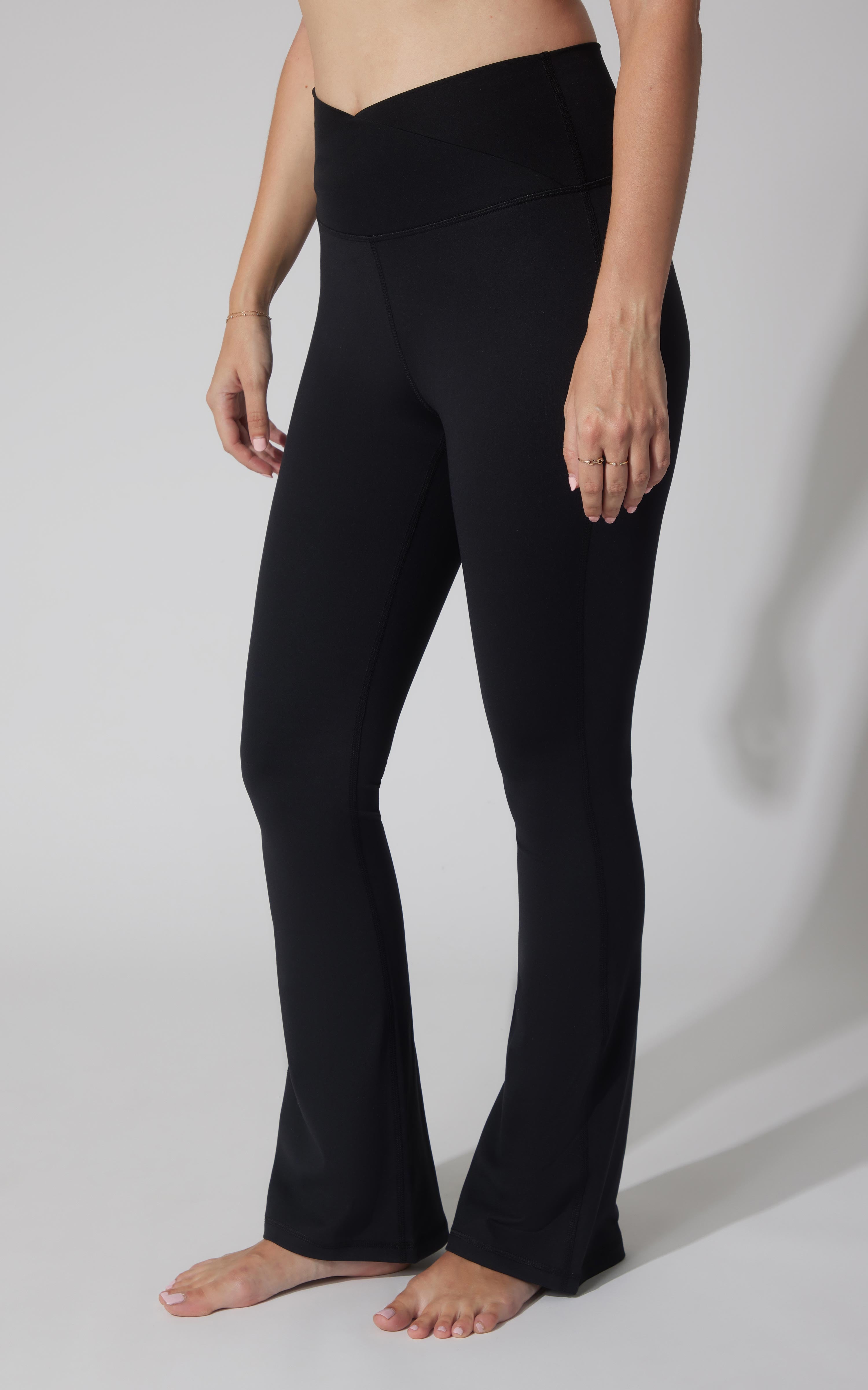 Lux Madison Crossover Waist 7/8 Flared Leg