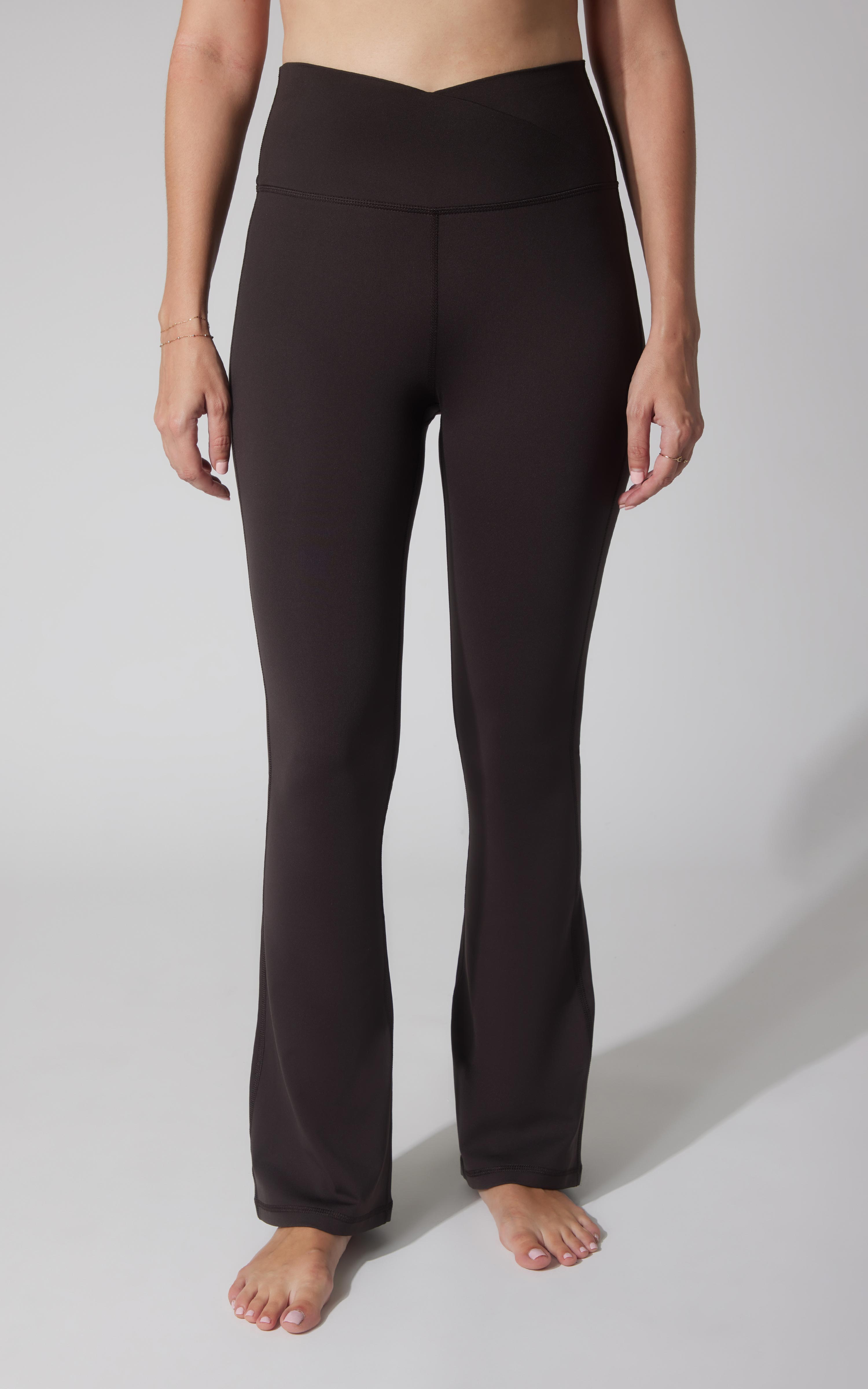 Lux Madison Crossover Waist 7/8 Flared Leg