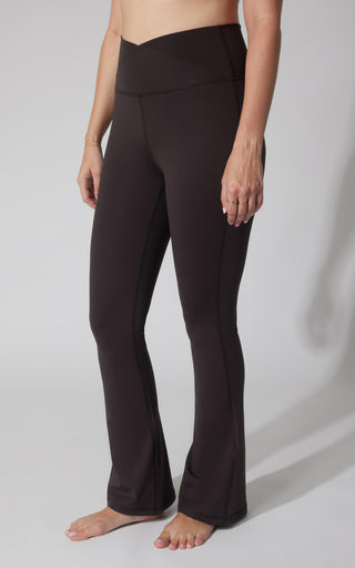 Lux Madison Crossover Waist 7/8 Flared Leg