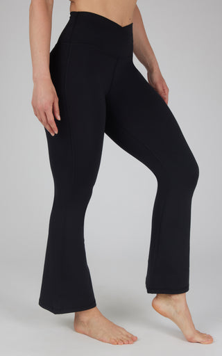Lux Madison Crossover Waist 7/8 Flared Leg