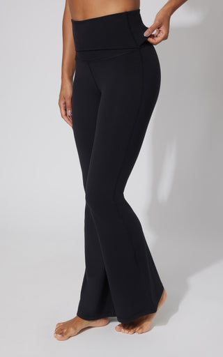 Lux Florence Fold Over Flare Leg Pant
