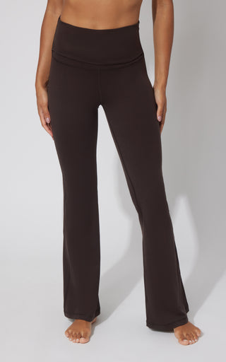 Lux Florence Fold Over Flare Leg Pant - Our Cafe Story