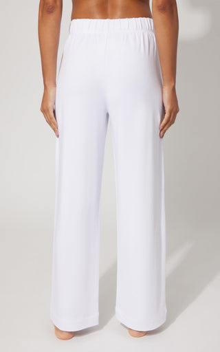 Modal Relaxed Fit Wide Leg Pant