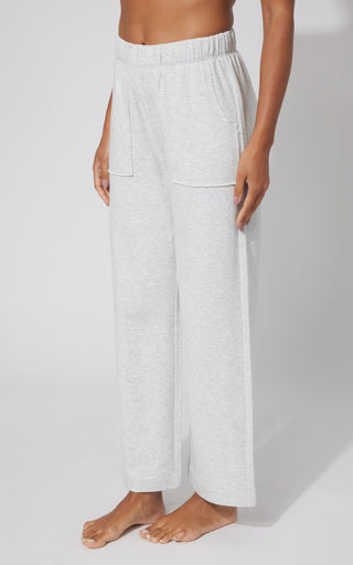 Modal Relaxed Fit Wide Leg Pant