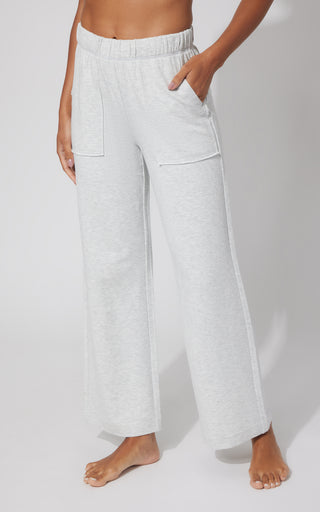 Modal Relaxed Fit Wide Leg Pant