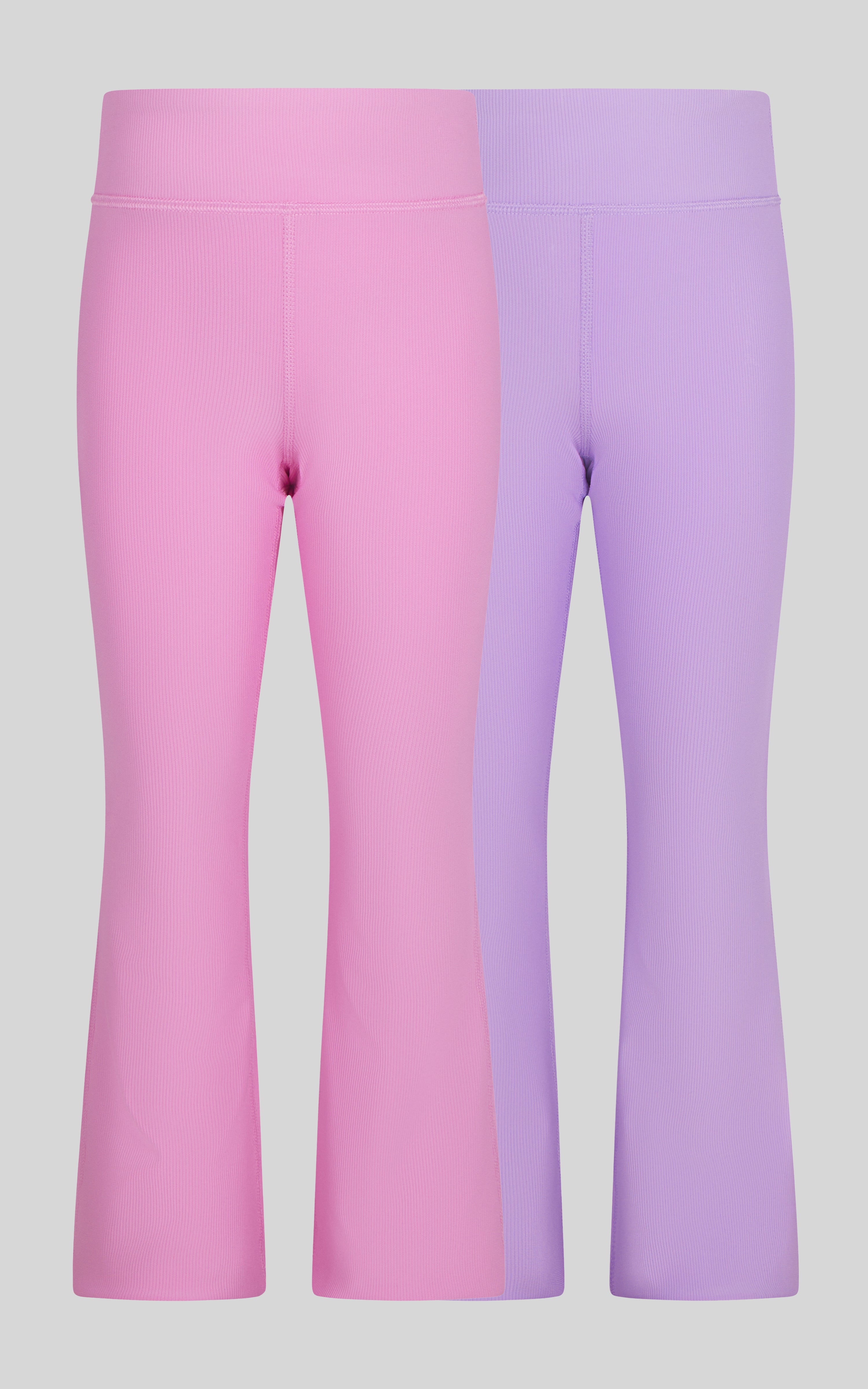 4-6X 2 PK Ribbed Everyday Flared Leg Pant