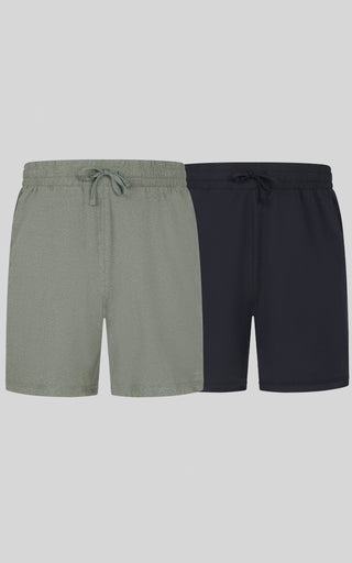 Boys 2 PK Heathered Short and Lux Short