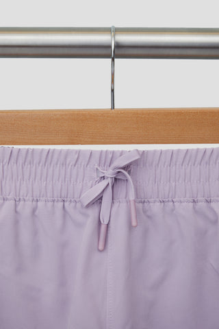 Girls Woven Side Slit Running Short with Built-In Panty