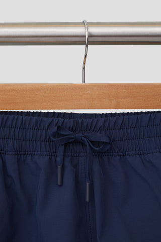 Girls Woven Side Slit Running Short with Built-In Panty