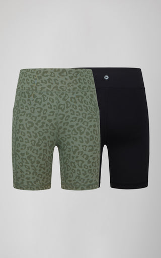 Girls 2 PK Interlock Side Pocket + Basic Bike Short