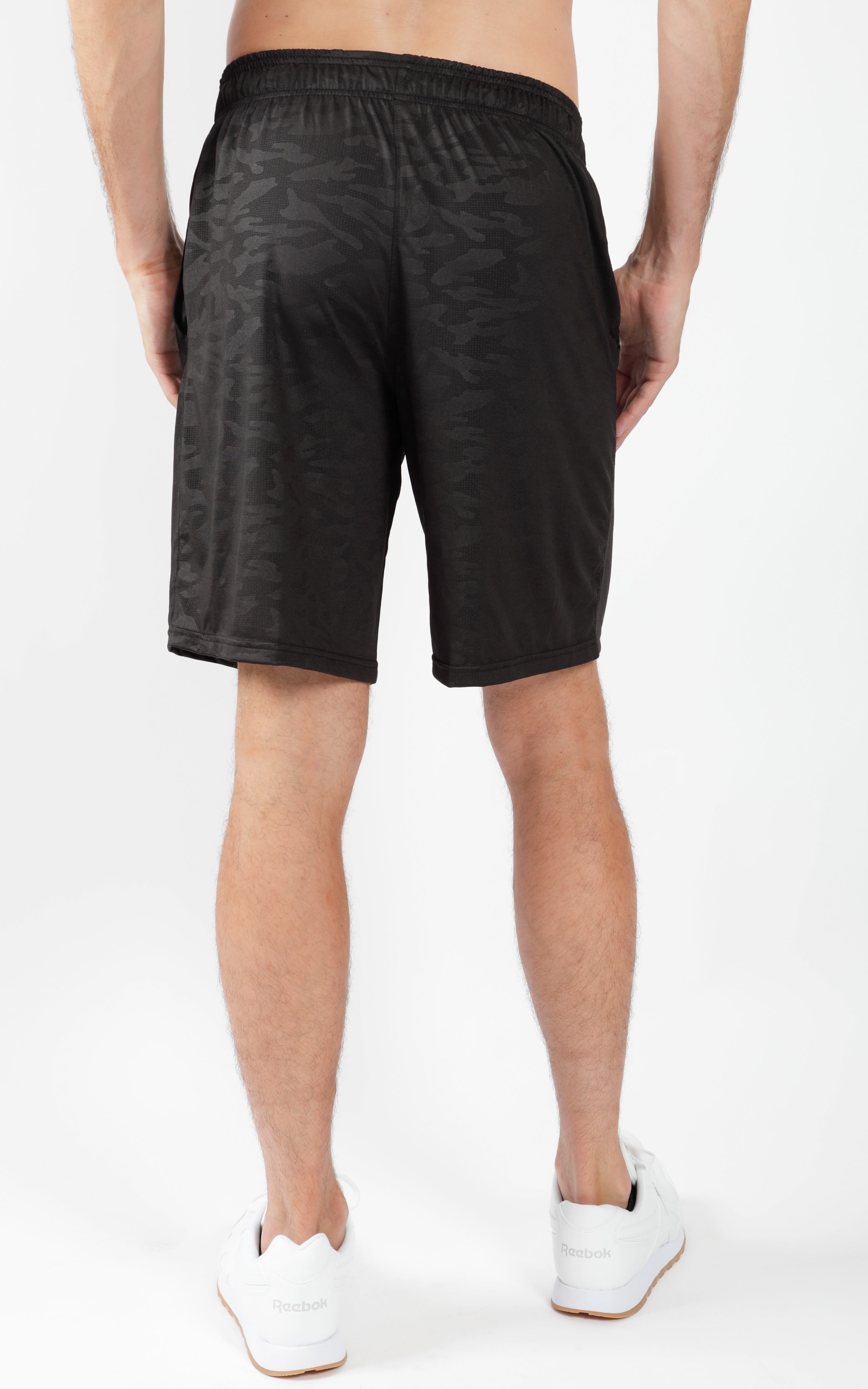 Mens Embossed Print Basketball Shorts