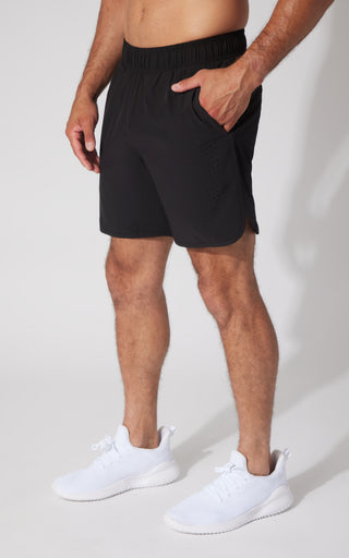 Mens Woven Compass 7" Short