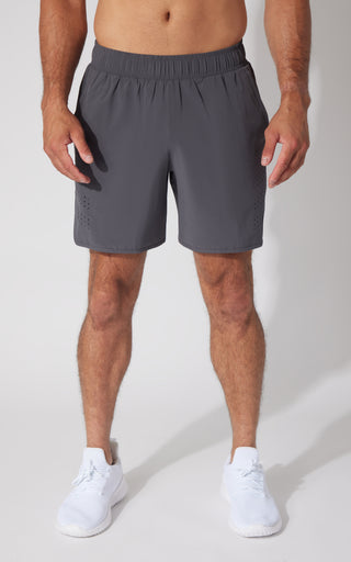 Mens Woven Compass 7" Short