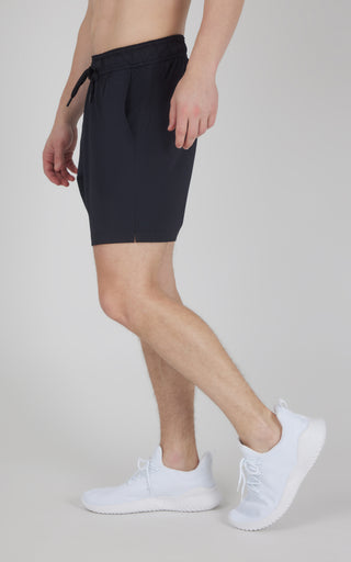 Mens Knit Stretch Pique Power 7" Shorts