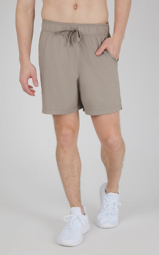 Mens Knit Stretch Pique Power 7" Shorts