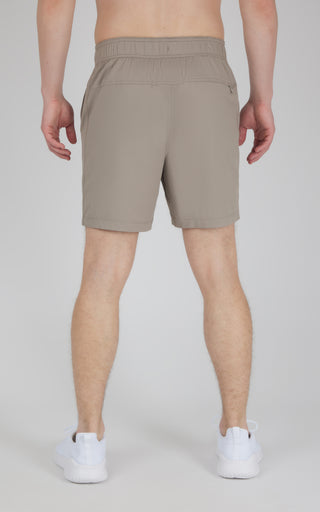Mens Knit Stretch Pique Power 7" Shorts