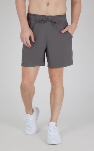 Mens Knit Stretch Pique Power 7" Shorts