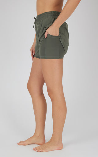 Lightstreme 2-in-1 Running Shorts with Drawstring