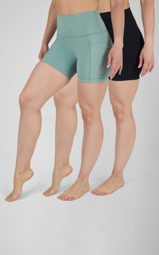 2 PK Wonderlink 5" Side Pocket Short and Basic Short