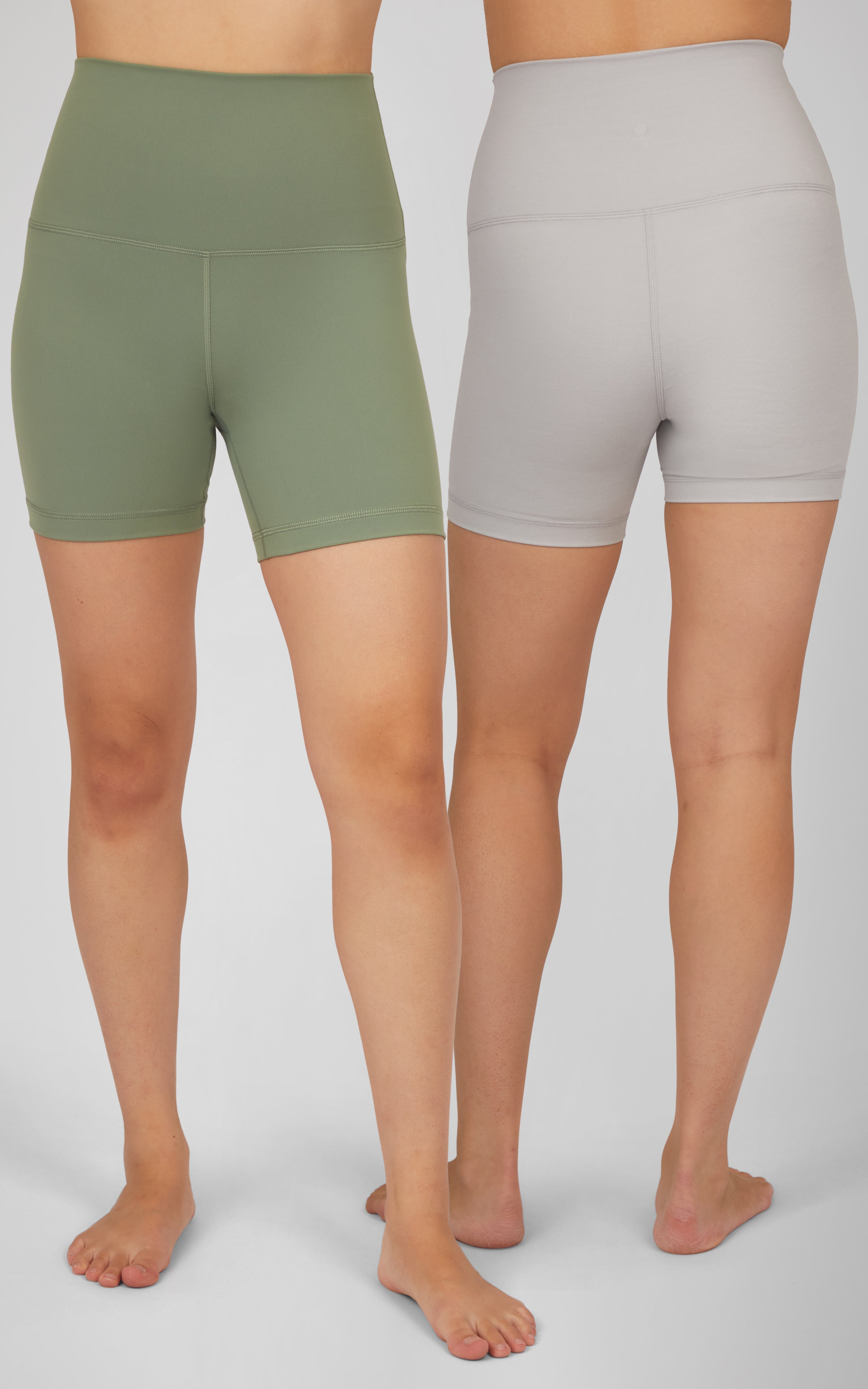 2 PK Lux 5" Super High Waist Bike Shorts