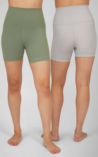 2 PK Lux 5" Super High Waist Bike Shorts
