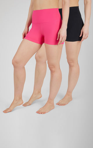 2 PK Lux 3.5" Bike Short - Pink Power