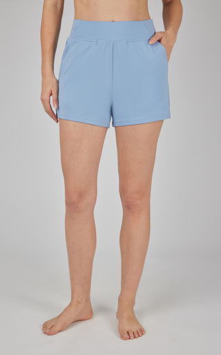 Lux Clean Front Multi Pocket 4" Short