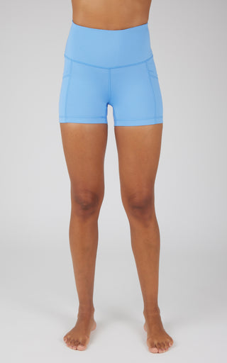 Lux Polygiene Tribeca High Waist 3 1/2" Short with Side Pockets