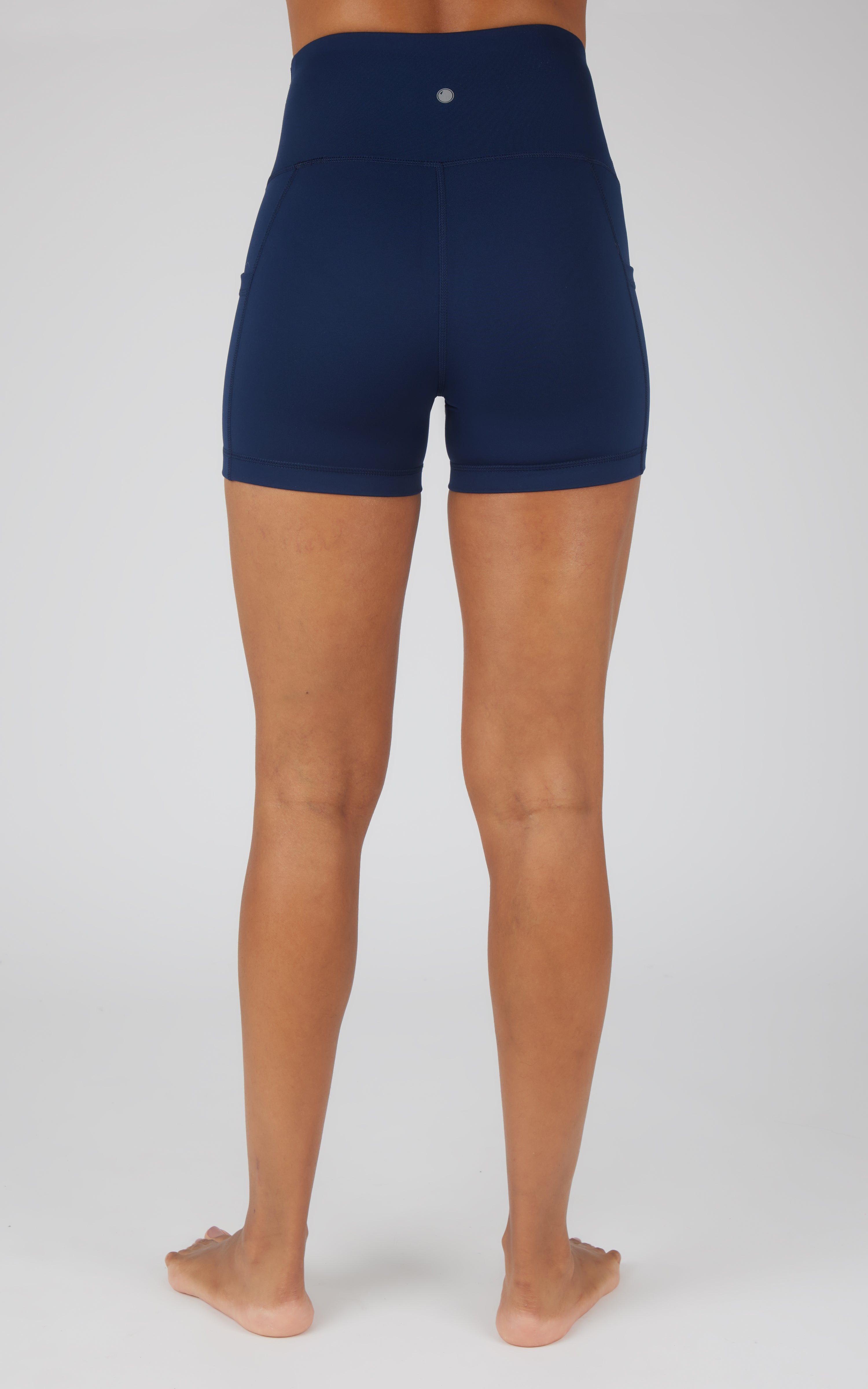 Lux Polygiene Tribeca High Waist 3 1/2" Short with Side Pockets - Our Ocean Core Story