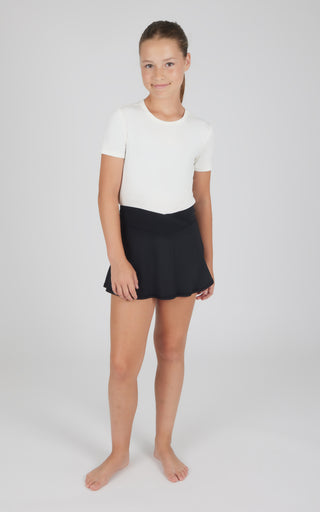 Girls 2 PK Crossover Waist Skort
