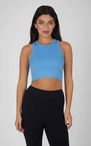 3 PK Seamless Ribbed Tricolor Tank