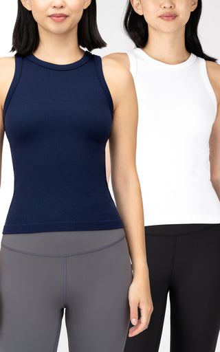 2 Pack Ribbed Seamless Everyday Tank Top