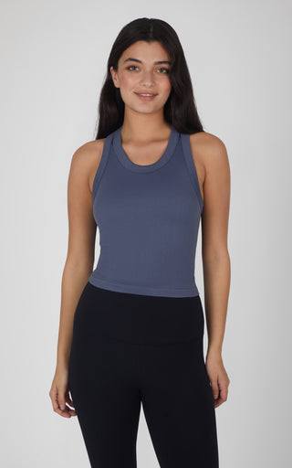 3 PK Ribbed Racerback Tank