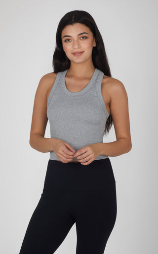 3 PK Ribbed Racerback Tank