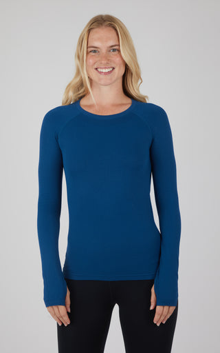 Seamless  Long Sleeve Active Shirt - Our Earthy Story