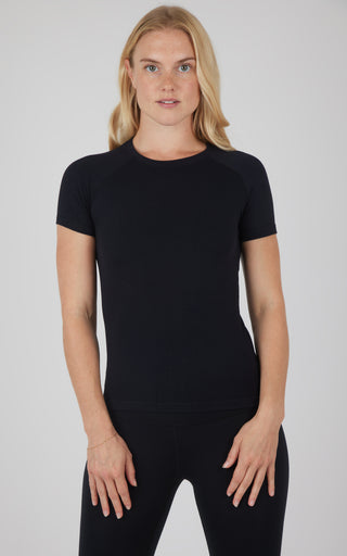 Seamless Active Short Sleeve Top - Our Cafe Story