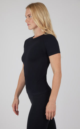 Seamless Active Short Sleeve Top - Our Cafe Story