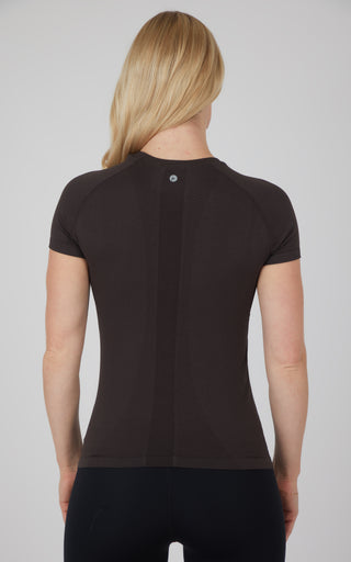 Seamless Active Short Sleeve Top - Our Cafe Story
