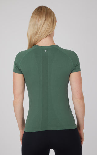 Seamless Active Short Sleeve Top - Our Cafe Story