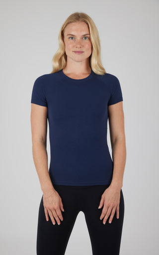Seamless Active Short Sleeve Top - Our Cafe Story